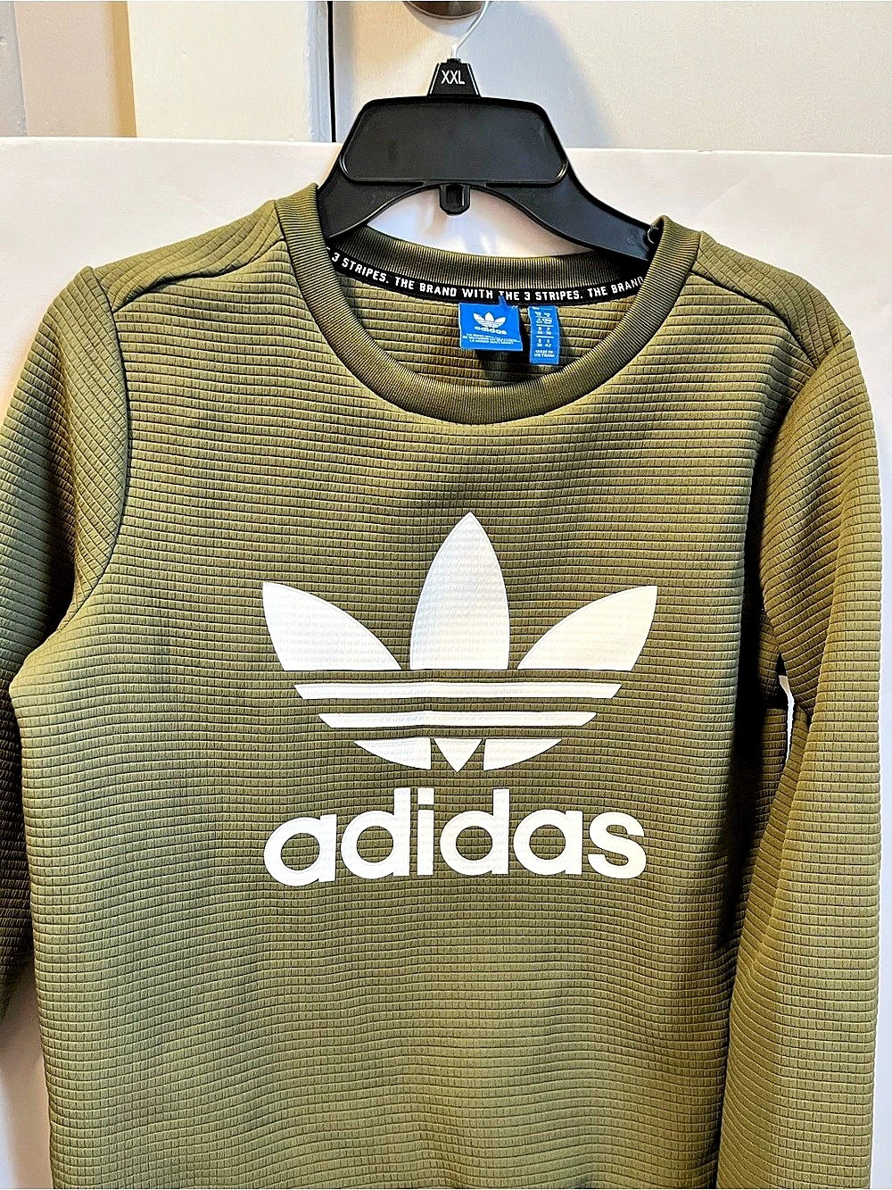 adidas Green Sweatshirt Size Medium Like New